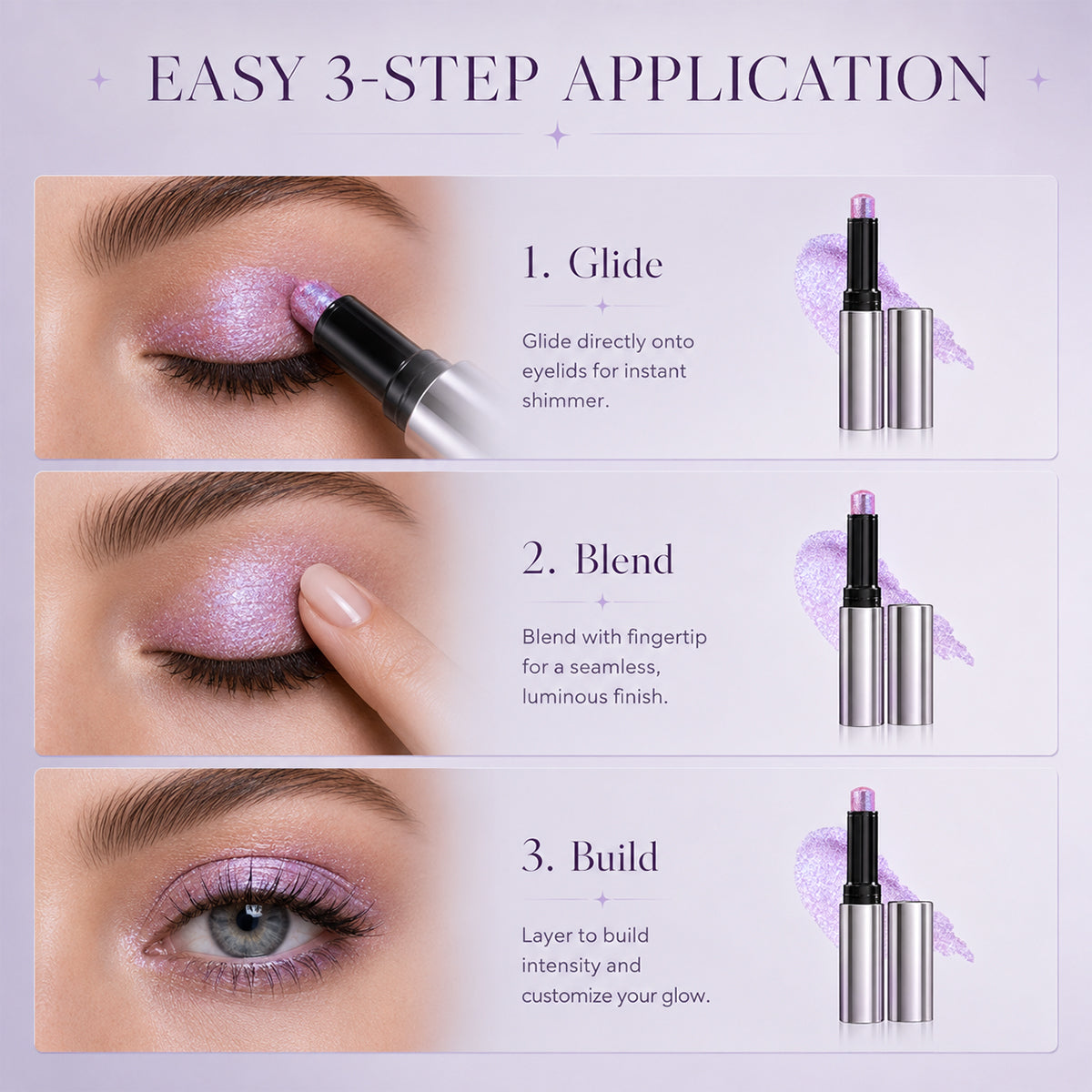 Gel Eyeshadow Stick, Versatile Daily Makeup Stick
