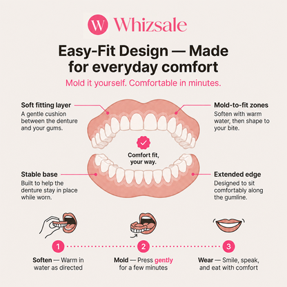 Whizsale Custom Denture Set
