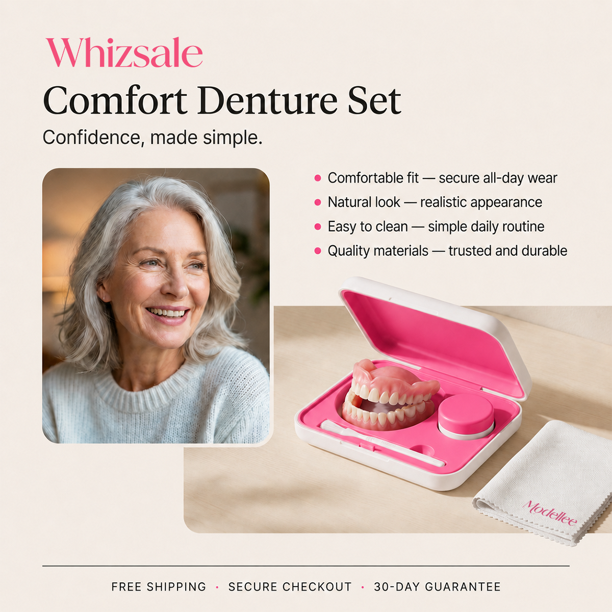 Whizsale Custom Denture Set