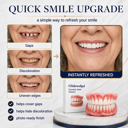 Natural-Looking Full-Cover Cosmetic Dentures